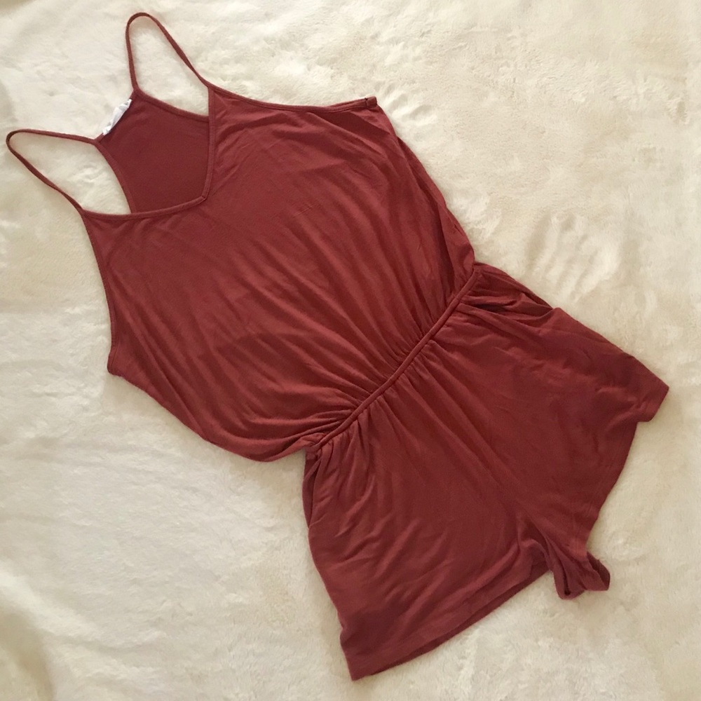 Reddish Orange Romper